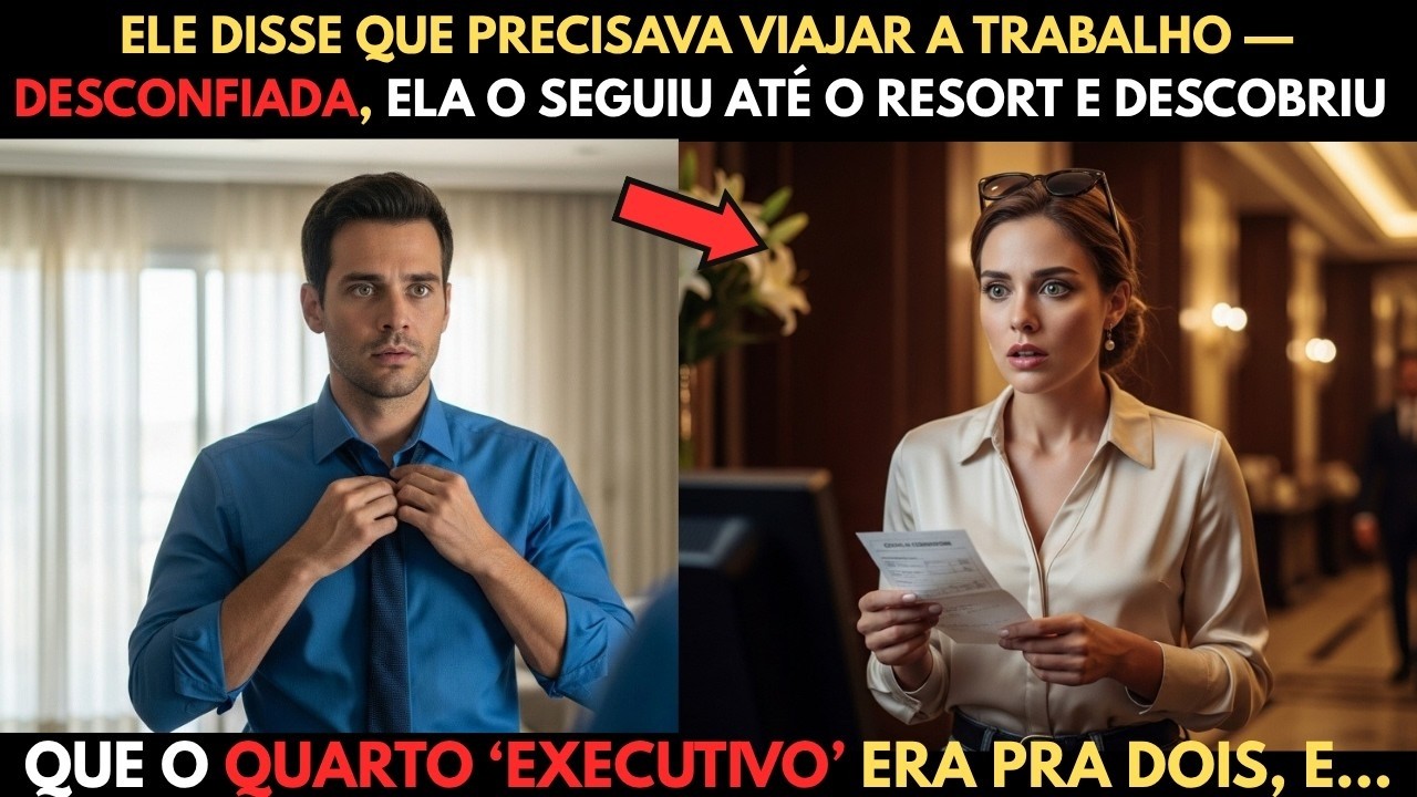 ❤️ ELE DISSE QUE VIAJARIA A TRABALHO — MAS AO SEGUI LO, DESCOBRIU QUE O QUARTO ERA PRA DOIS