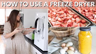 Harvest Right Freeze Dryer First Time Use | How to Use A Freeze Dryer