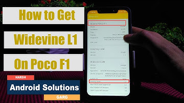 Poco F1 | Enable Widevine L1