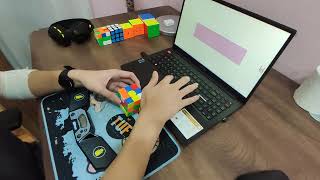 Rubik's cube solve in 10.12 seconds