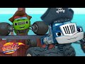 Pirate Crusher & Pickle Hunt for Treasure! | Blaze and the Monster Machines