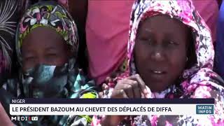 Niger: le président Bazoum au chevet des déplacés de Diffa