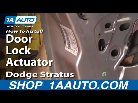 How To Replace Door Lock Actuator 01-06 Dodge Stratus