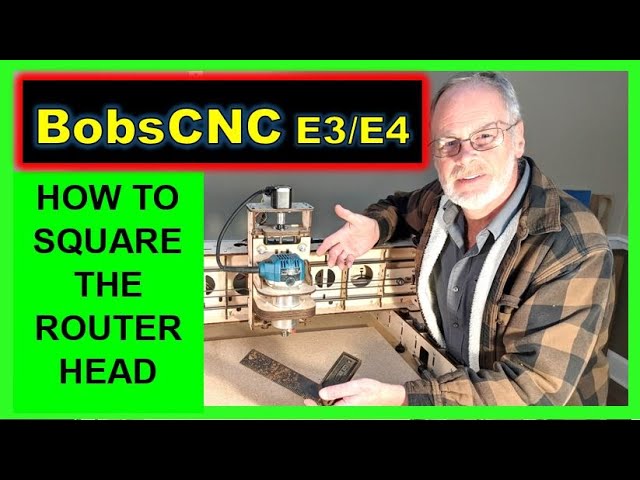 How To Tram / Square The Router On Bobscnc Cnc Router, Cnc Router For  Beginners - Youtube