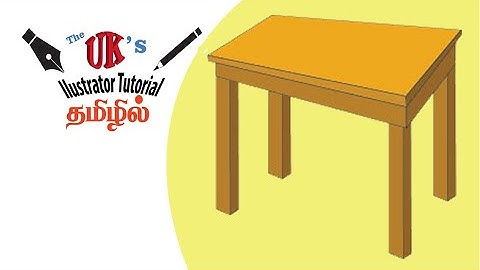 How to draw a Table |  Adobe Illustrator Tutorial | The UK