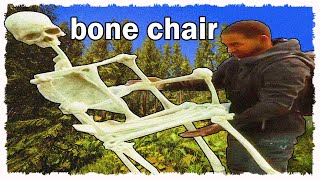 Who wants a turn on the bone chair?
