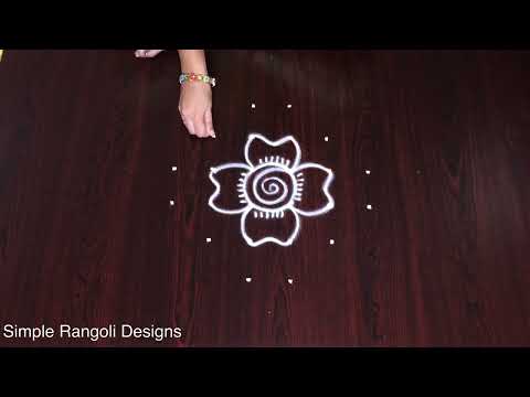Dot Tuesday Step Easy Muggulu Rangoli