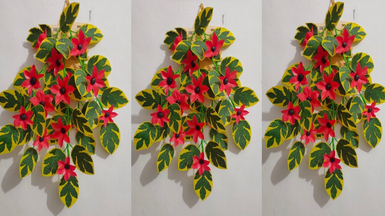 DIY Bunga  Gantung Hiasan  Dinding dari  Plastik  Kresek  