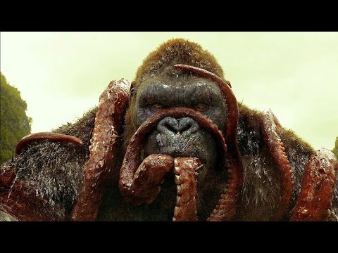 Kong:Skull Island-Konq:Kəllə Adası[Kong və Nəhəng Kalamar]