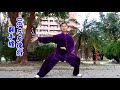 陳氏太極拳-基本功法-定步纏絲勁。Chen's Tai Chi - basic exercises - stepping entanglement.