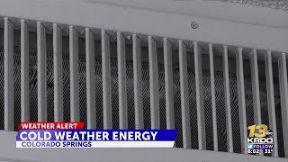 Colorado Springs prepares for extremely cold weekend -- 6 p.m. report
