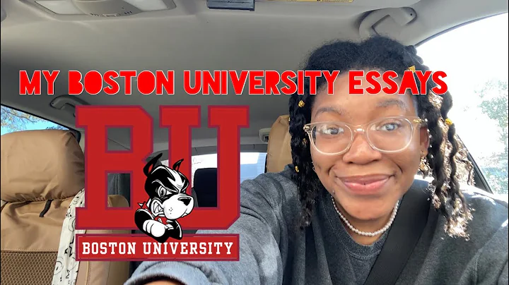reading the essays that got me into Boston University & Kilachand Honors College | Precious