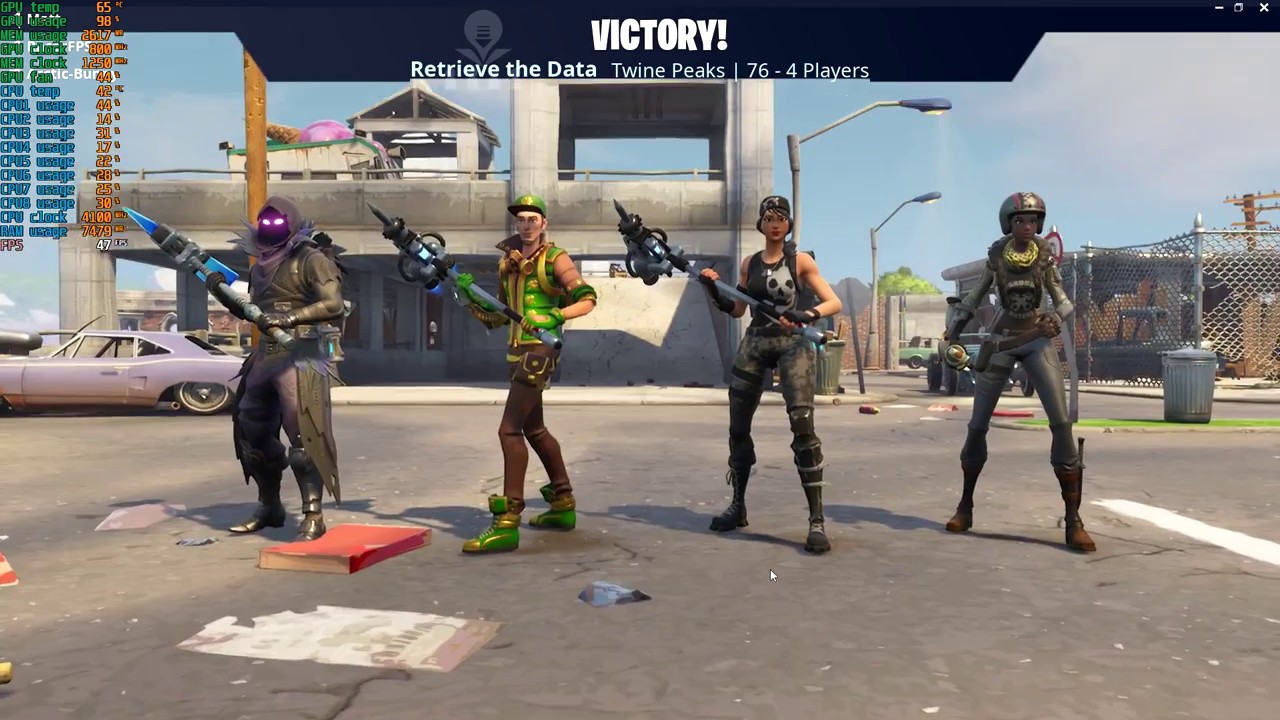 Fortnite   on an AMD Radeon HD 7950 3GB graphics card