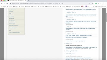 How to Organize Courses by Blackboard
