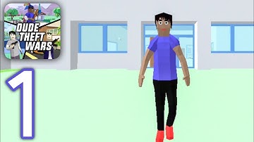 Dude Theft Wars: Open World Sandbox Simulator BETA - Gameplay Walkthrough Episode 1 (Android)