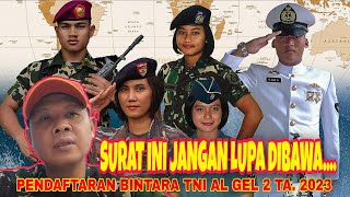 Administrasi  Pendaftaran Bintara TNI AL Gel 2 TA. 2023