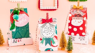 Easy Christmas Gift Boxes with The Works All In One Tool