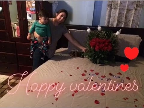 Surprising girlfriend for valentines - YouTube