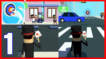 Card Throwing - Gameplay Walkthrough Part 1 Level 1-20 (Android,iOS)