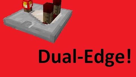 Dual Edge Detector In Minecraft!