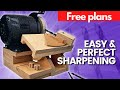 Everybody can sharpen drill bits with this jig | FREE PLANS
