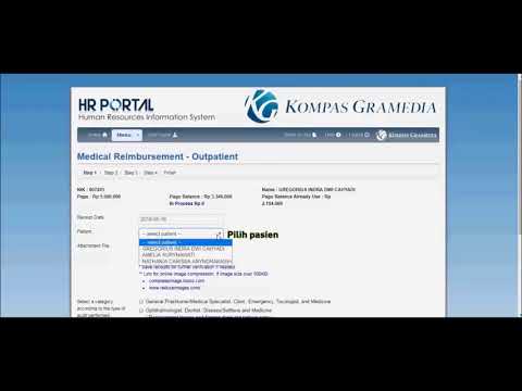 HR PORTAL Medical Reimburse Online (dokter Gigi)