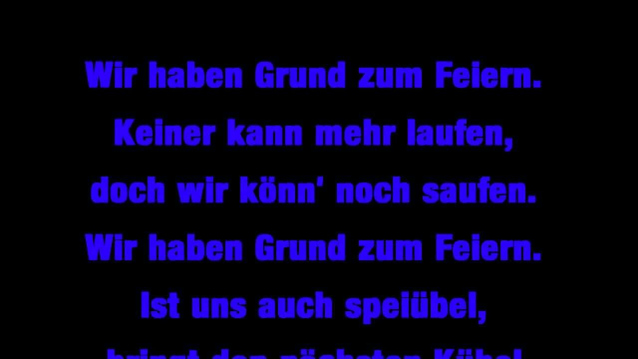 Wir Haben Grund Zum Feiern Original Lied www.youtube.com
