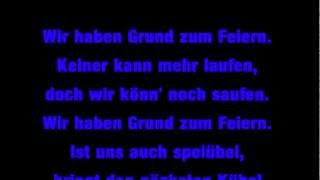 Video thumbnail of "Otto Waalkes - Wir haben grund zum Feiern [Lyrics]"