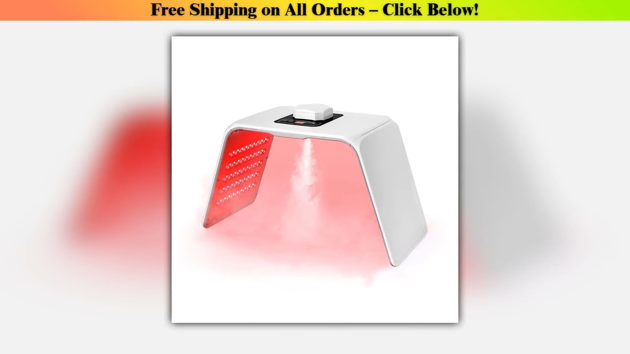 Photon LED Face Mask 7 Colors Nano Spray Beauty Machine Deep Moisturize Skin Care Home Use LED