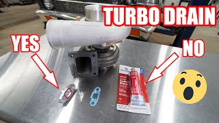 Turbo Oil Drain Do's and Don'ts. No More RTV! [Tech Tip Tuesday]
