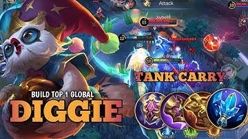 AUTO MVP ‼️ Diggie Roam Best Build 2023|Build Top 1 Global Diggie -MLBB