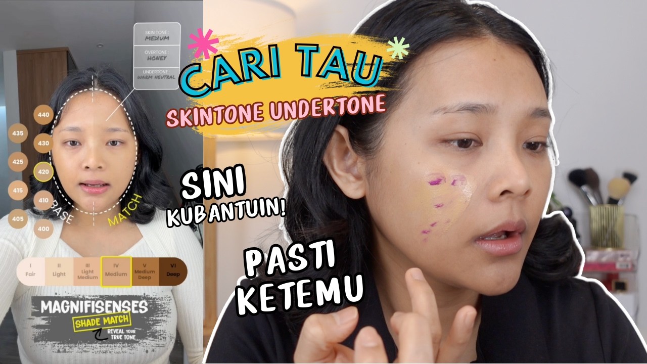 BUAT PEMULA: NEMUIN SKINTONE UNDERTONE + HACKS KALO SALAH BELI FOUNDATION | RIRIEPRAMS