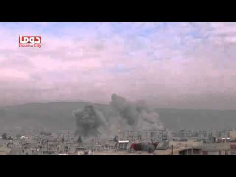 ასადის არმიამ დამასკო დაბომბა