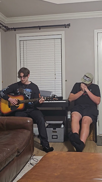 Hallelujah harmonica cover with Edward