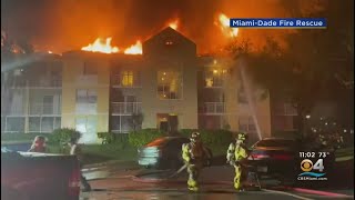 Massive Fire At Cutler Bay Apartment Complex Put Out After Long Fight