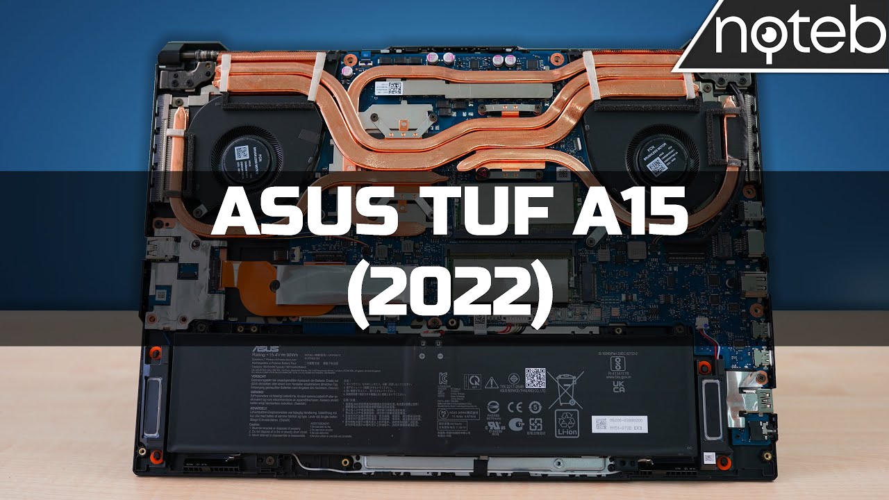 ASUS TUF A15 (2022) Review - Unboxing, Disassembly and Upgrade Options 