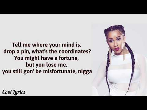 Cardi B Be Careful Lyric Video