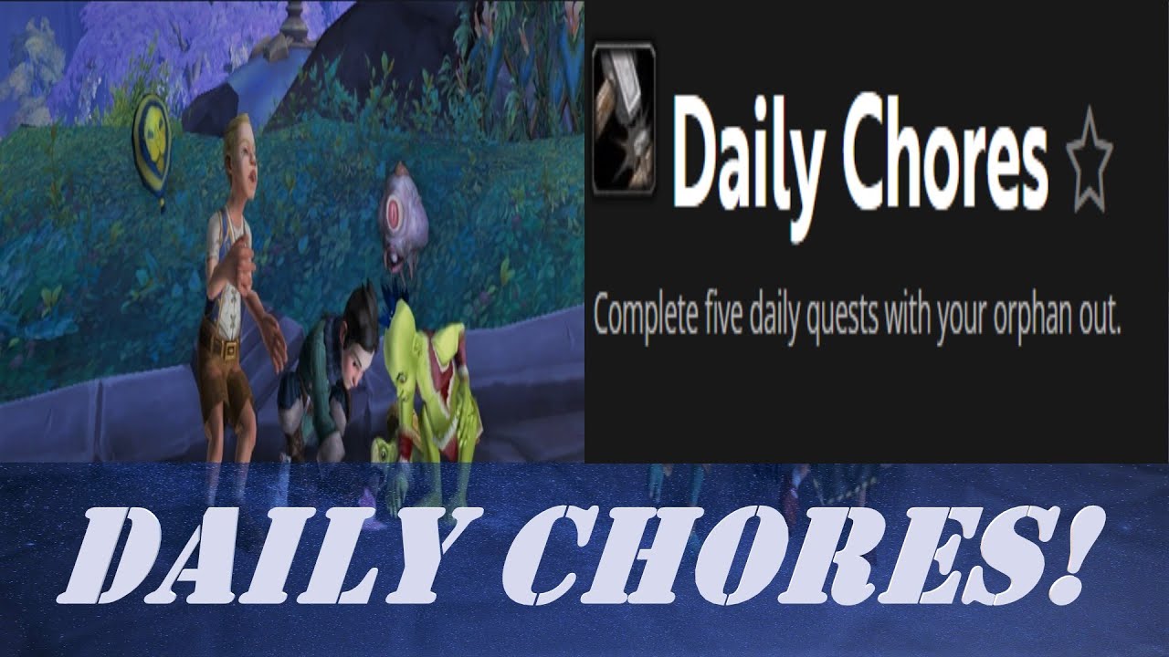Daily chores wow achievement world event children s week for the