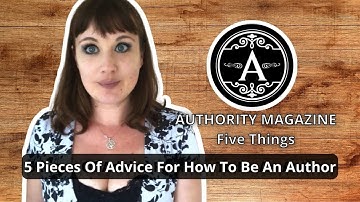 Authority Magazine - 5 Things - JJ Barnes 5 Pieces Of Advice For How To Become An Author