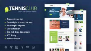 Tennis Club | Sports & Events WordPress Theme | Themeforest Website Templates and Themes screenshot 5