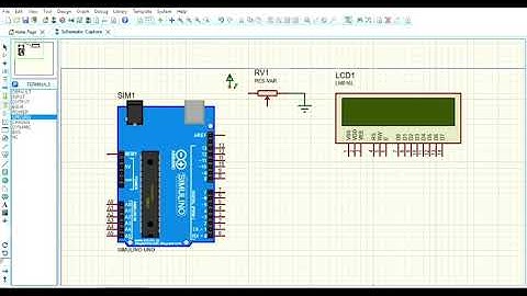 Membaca sensor suhu LM35 di arduino menggunakan proteus