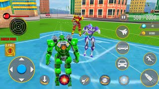 Robot Game - Car - Bus - Aeroplane Robot Fighting Game screenshot 4