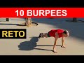 10 BURPEES con FLEXIÓN - Reto Deportivo 10