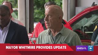Mayor Whitmire gives update on flooding in Kingwood