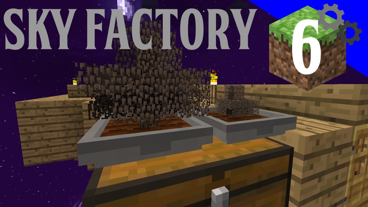 Sky Factory 4 | E6 | Automating the trees - YouTube
