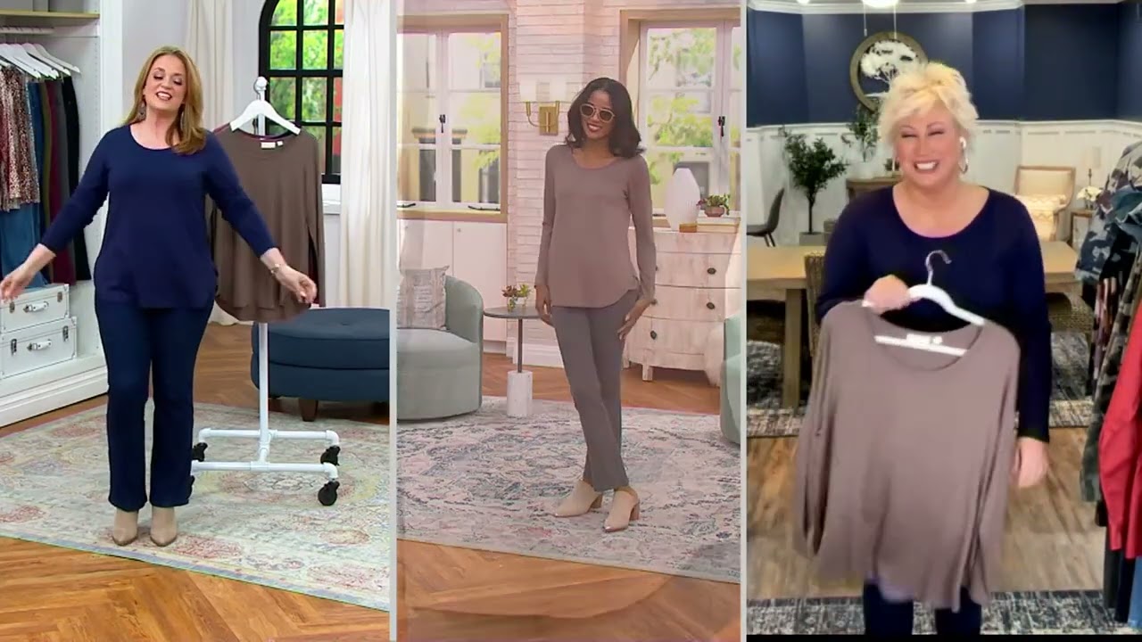 Belle by Kim Gravel Hi-Low Tunic Top on QVC