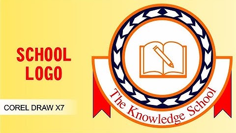 Amazing School Logo Design - Corel Draw Tutorial x7