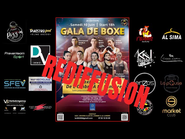 Gala et match de boxe, structure, mise en lumière et sonorisation par  Albema France - Albema France