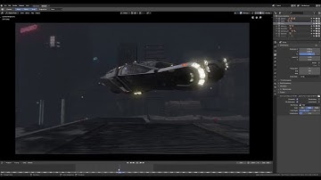 Blade Runner 2049 Spinner Blender 2.8 Eevee.