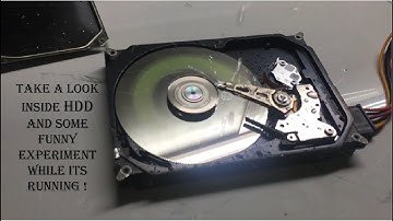 Take a look inside HDD and Some Funny Experiment when It
